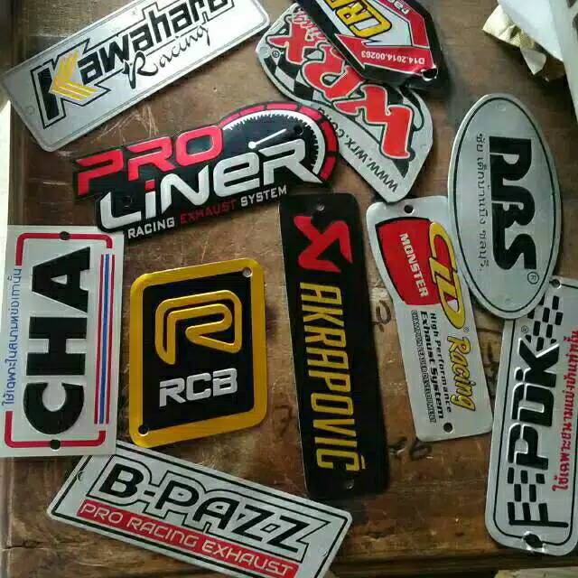 EMBLEM KNALPOT custom