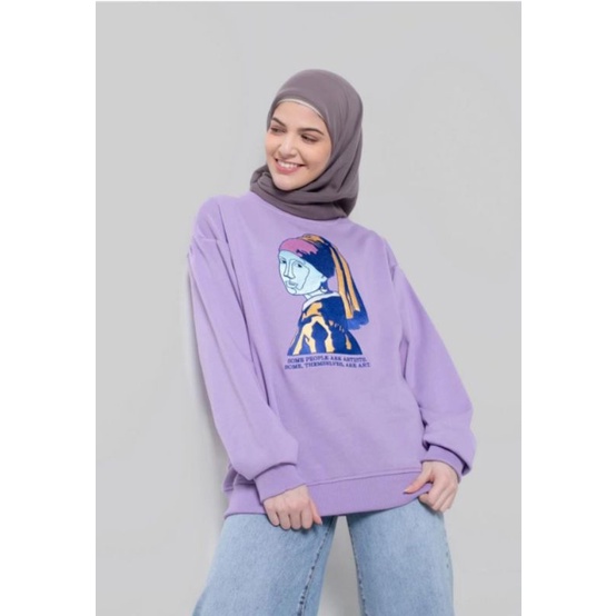 3second sweater wanita // sweater 3second original oversized