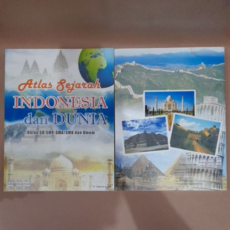 Atlas Sejarah Indonesia dan Dunia Ukuran 24 x 30 A3 Full Colour