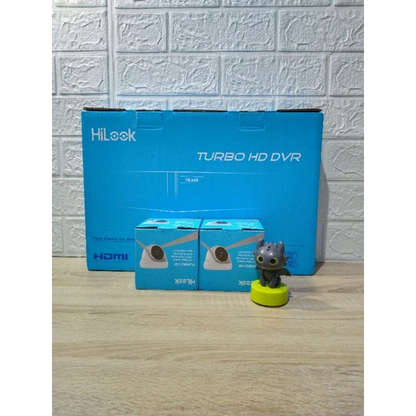 PAKET 2CH CCTV HILOOK 2MP/HD Siap Pasang