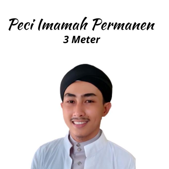 Peci Imamah Permanen Sorban Imamah - 7, Hitam