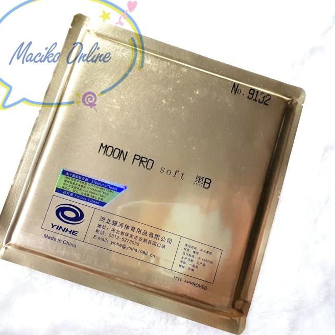 Yinhe Moon Pro ~ Karet Bet Pingpong Tenis Meja Yinhe Moon Pro - Hitam, Soft