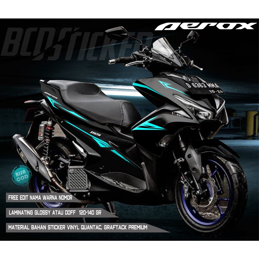 sticker decal aerox old sticker striping full body variasi sticker motor aksesoris sticker motor mod