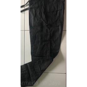 Celana Panjang Pria Hitam PDL |Ripstok|Cln Pjg Pria PDL Hitam Kotak - Hitam, 36