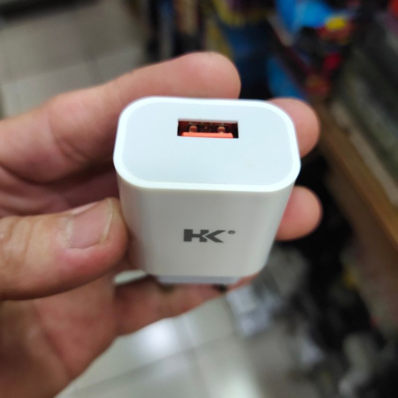 BATOK CHARGER HK TC-D38 2USB 2.4A / KEPALA CASAN HK TC-D101 15W 1USB  ADAPTER HK