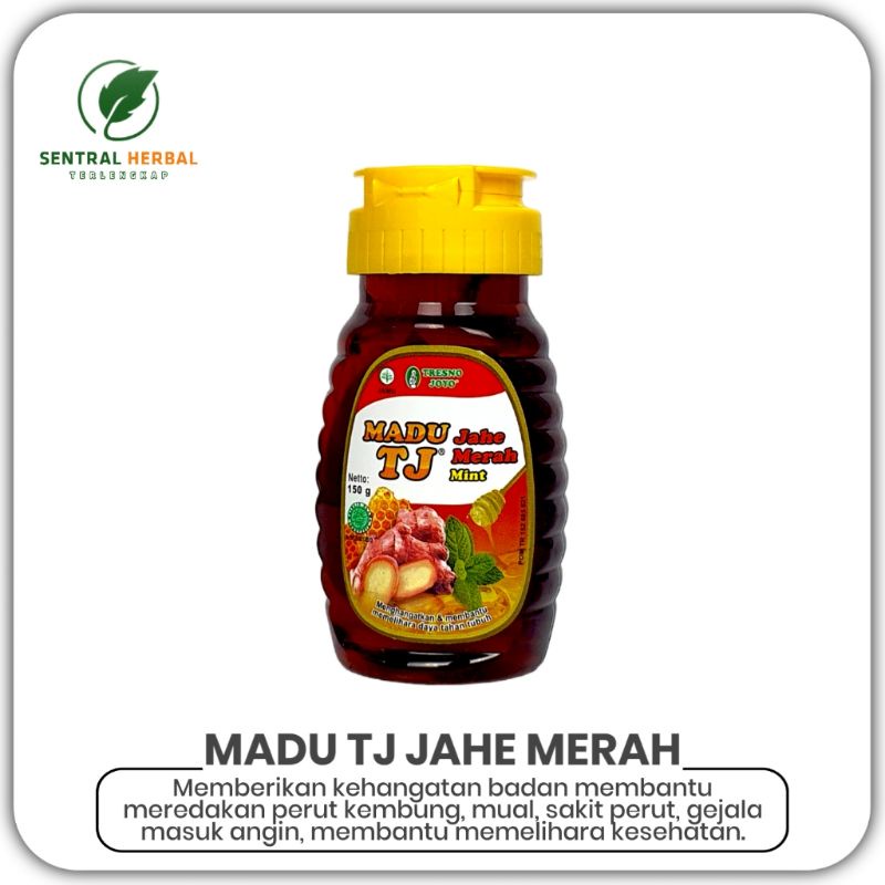 

Madu TJ Jahe Merah Mint Tresno Joyo Berat Isi 150 Gram