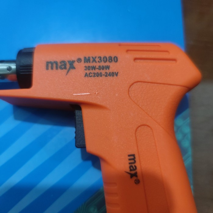 Solder gun MAX 30-80w MX3080 / Solder tembak 30-80w mata kristal