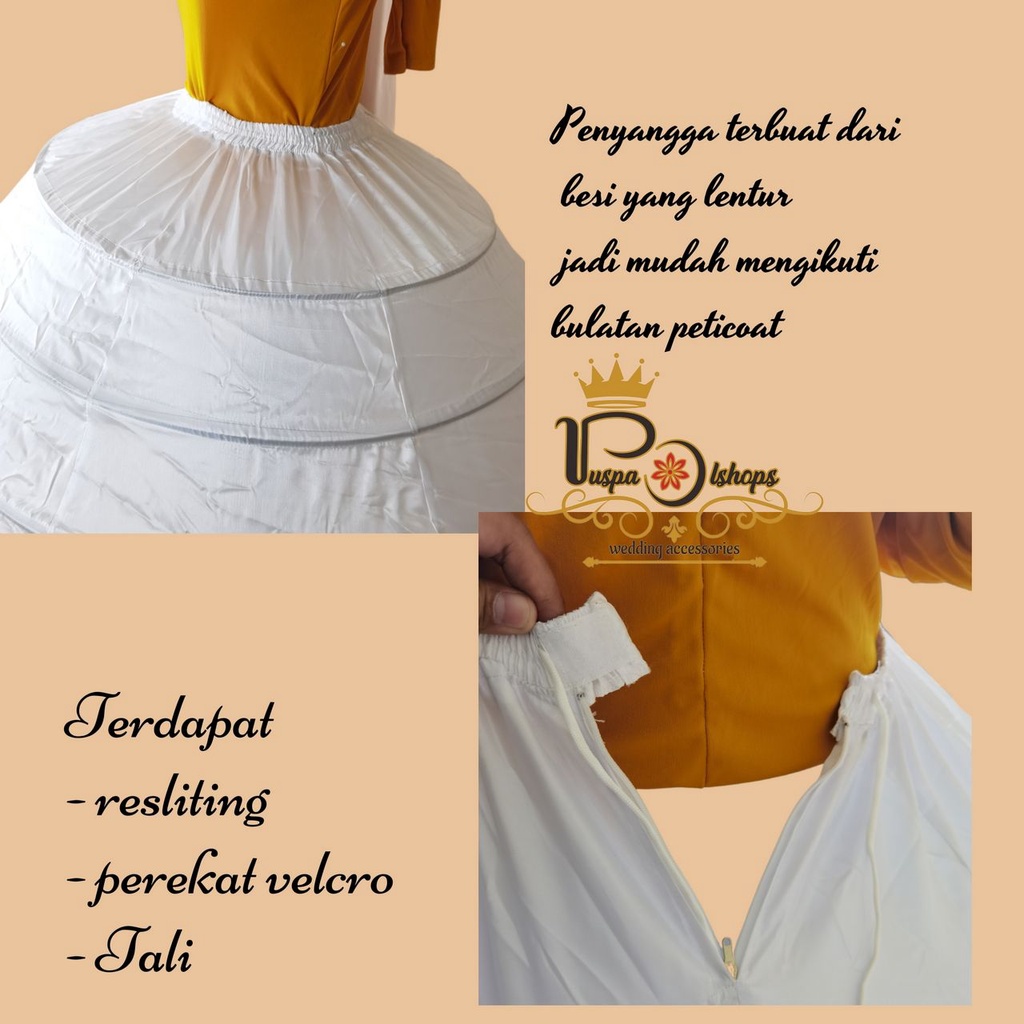 Petticoat/pengembang rok grade A/petikut