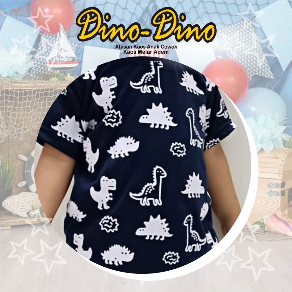 Atasan Kaos Laki-Laki Dino-Dino CKids