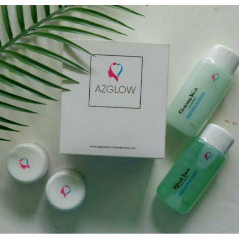 Azglow Skincare Paket Acne (Jerawat/Wajah Berminyak)