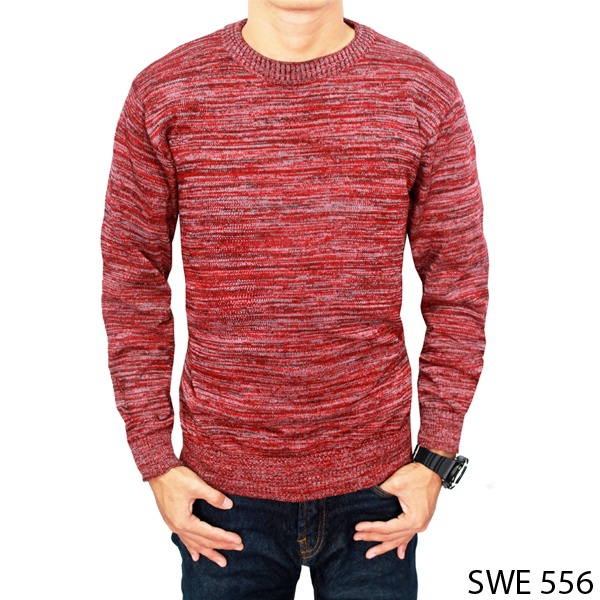 Sweater Modis Pria Rajut Abu Tua – SWE 996