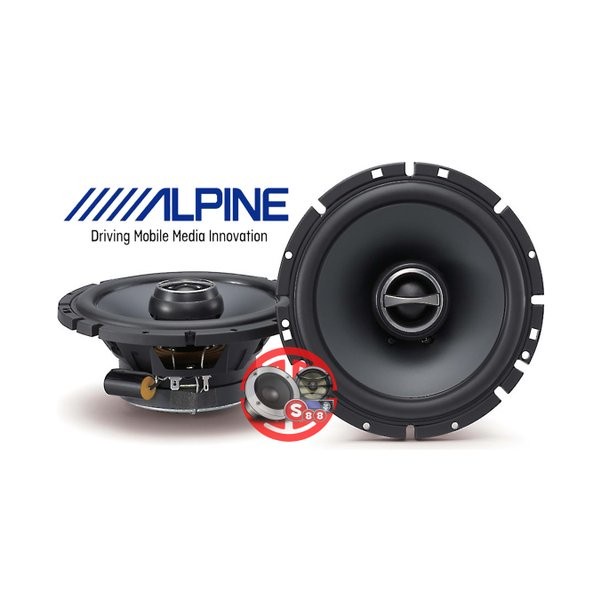 ALPINE SPS-610 COAXIAL 2-WAY SPEAKER SYSTEM