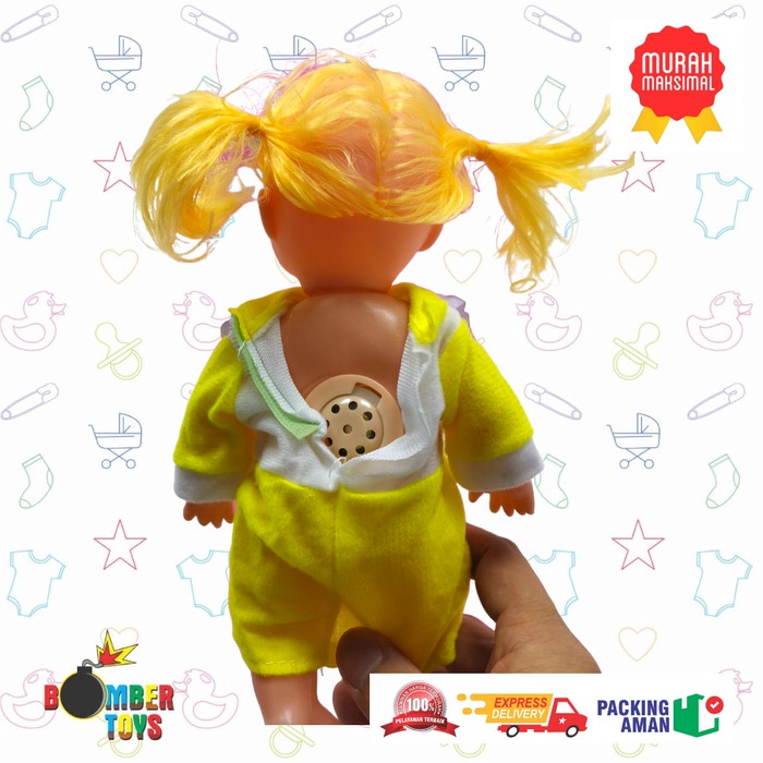 MAINAN DORONGAN BAYI BONEKA STROLLER BAYI 20186-1 Music Besar Jumbo papa Mama Ic