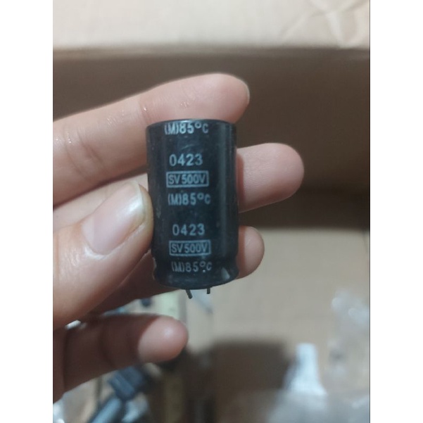 ELCO 47F 400V 47 UF 400V 47 400 Capacitor Elko Kapasitor 400v  KUALITAS BAGUS ISI