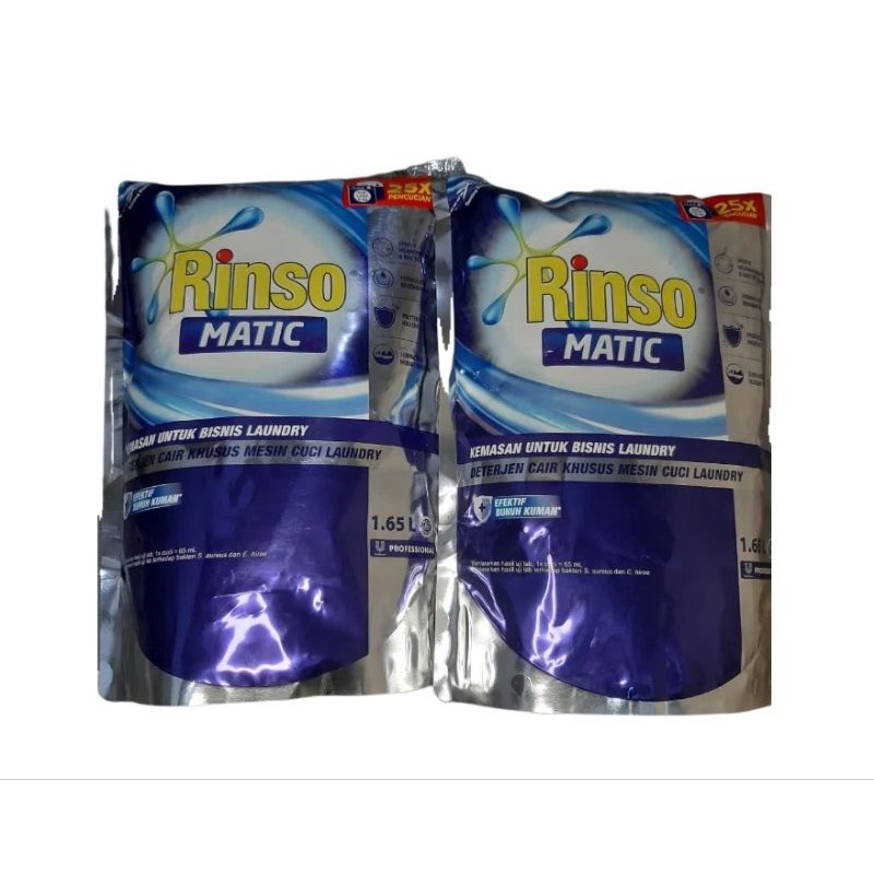RINSO MATIC CAIR 1,65 L / RINSO MATIC DETERGENT LIQUID 1.65 L / RINSO DETERGEN CAIR
