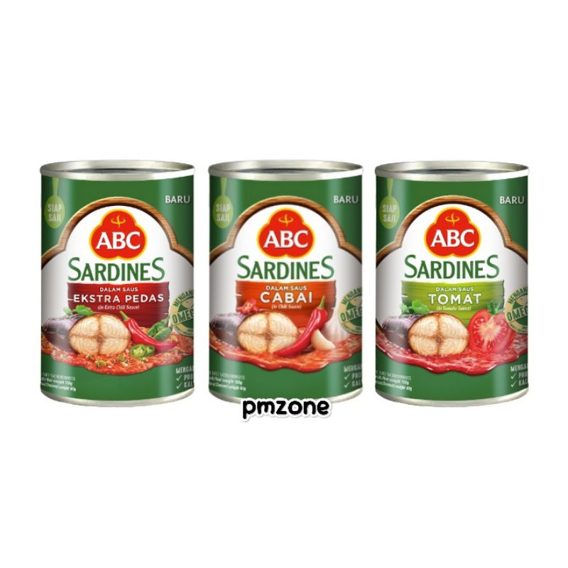 

(INSTAN) ABC Sarden Kaleng 155gr