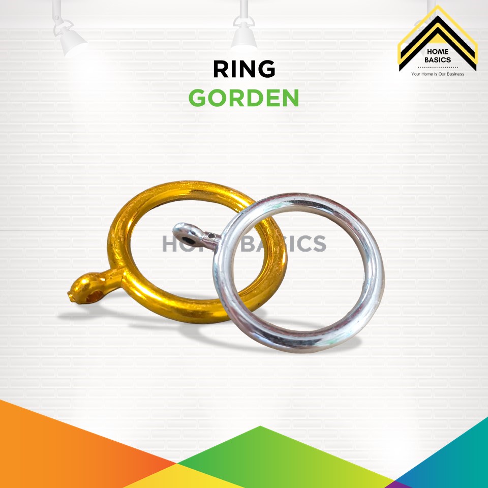 Ring Gorden / Cincin Gorden / Gelang Gorden - Emas / Silver