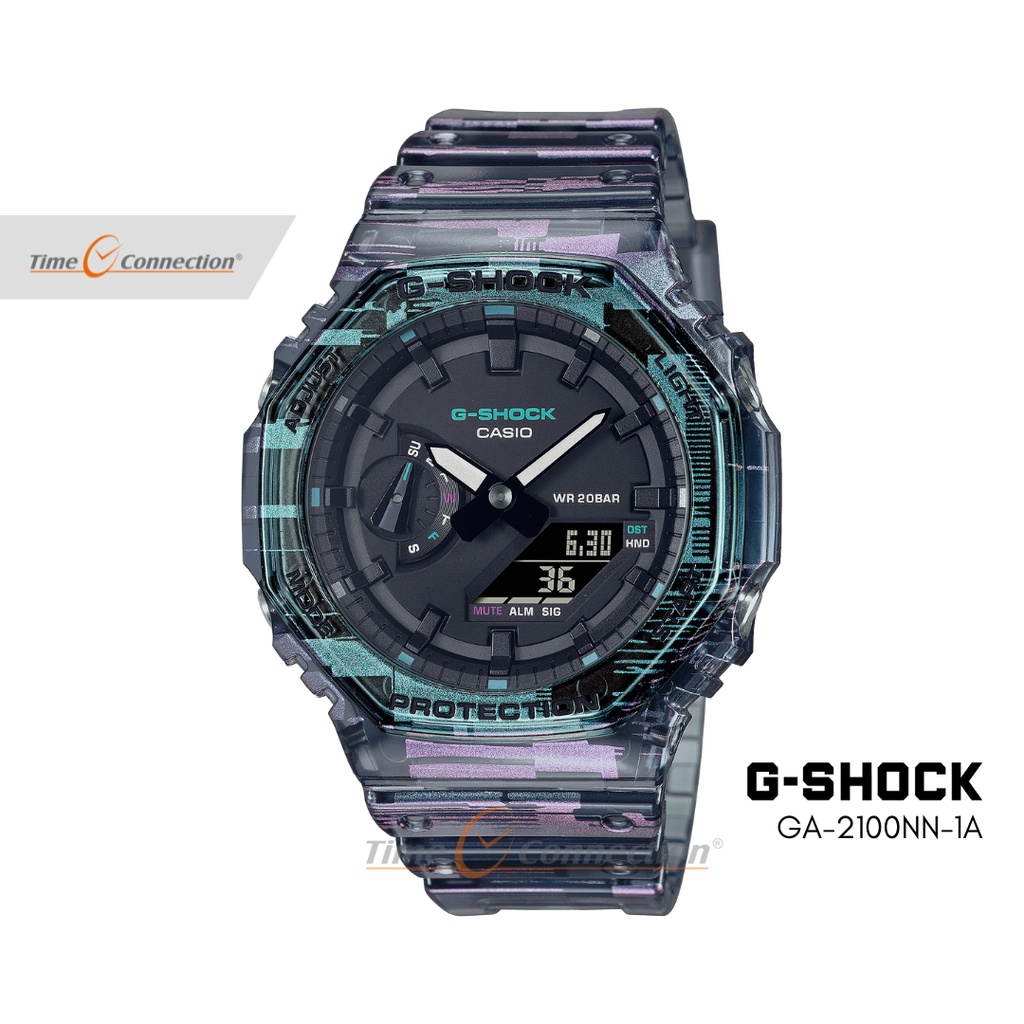Casio G-SHOCK GA-2100NN-1ADR Original / Jam Tangan Pria Analog Digital / Gshock Transparan GA 2100NN