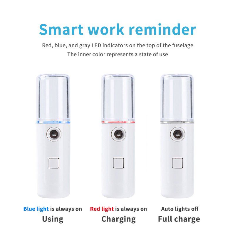 Goojodoq Nano Spray Water Replenishing Instrumental Face Moisturizer Sprayer Portable