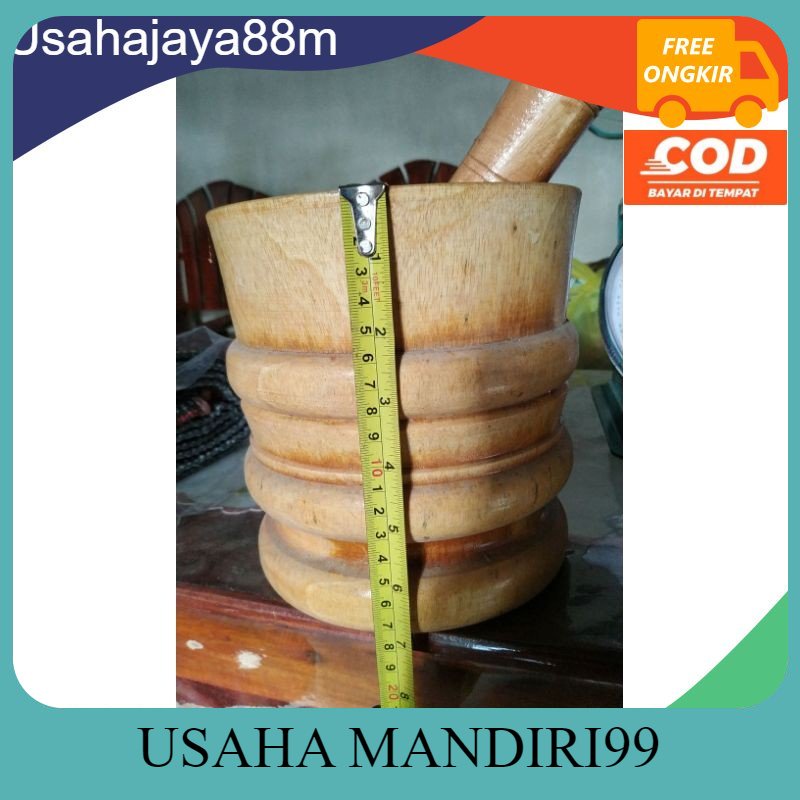 Lumpang Kayu Lumpang alu set kayu besar super