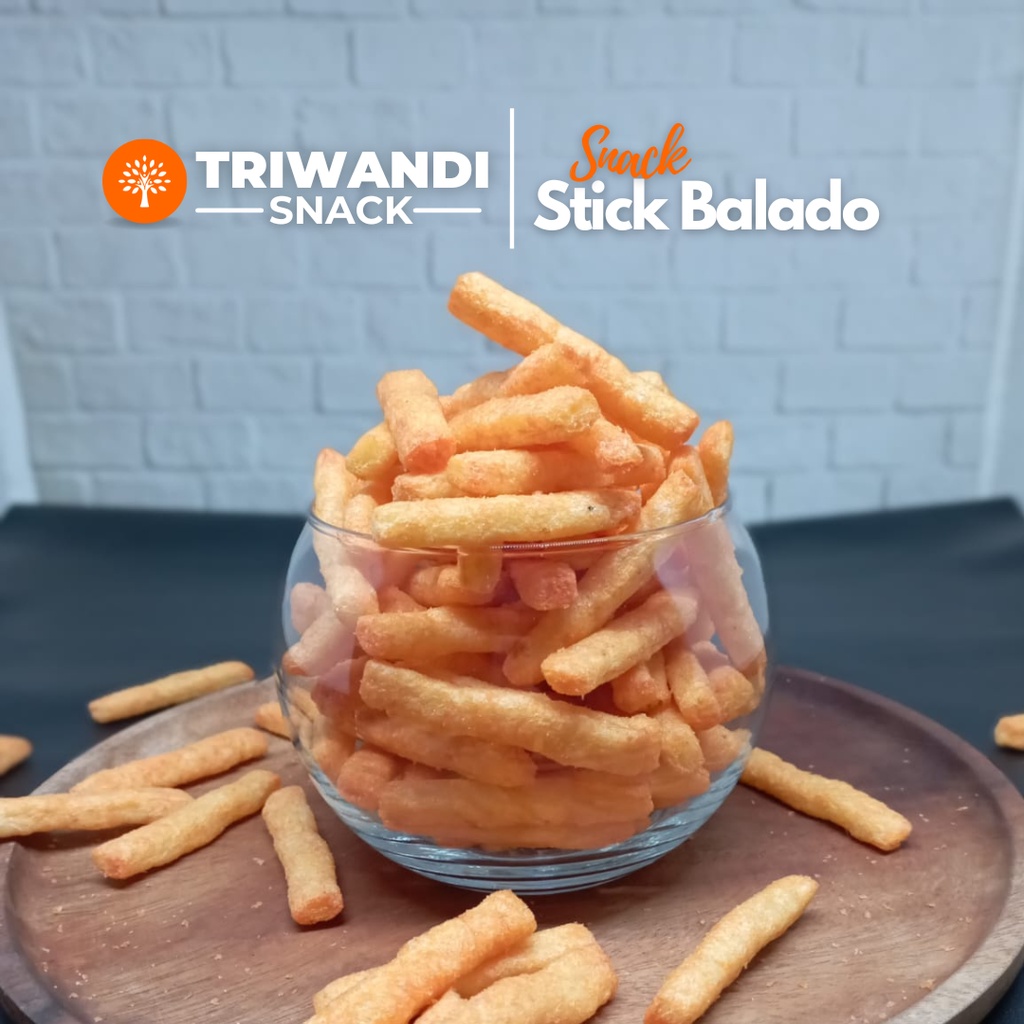 

Stick balado kemasan 100 - 250gr TRIWANDI SNACK oleh oleh bandung