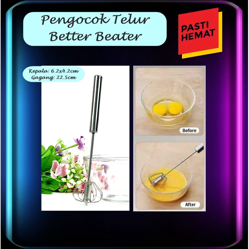 Pengocok Telur Better Beater Stainless