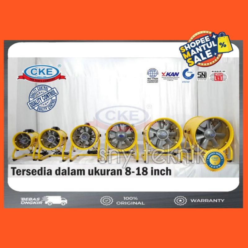 CKE (PV) Kipas Pendingin Portable Ventilator 18" Inch - Portable Blower Udara VENTILATOR PORTABLE