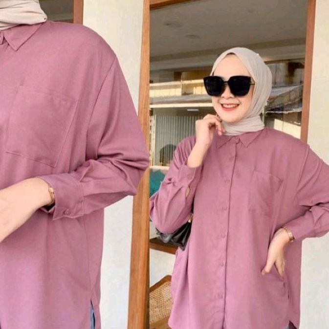 SETELAN RAYON POLOS / BAJU STELAN KEKINIAN JUMBO LD 120 / OOTD WANITA SET