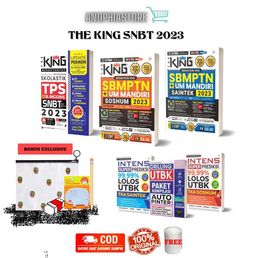 Jual The King SBMPTN Soshum 2023 The King Bedah Kisi Kisi SBMPTN & UM