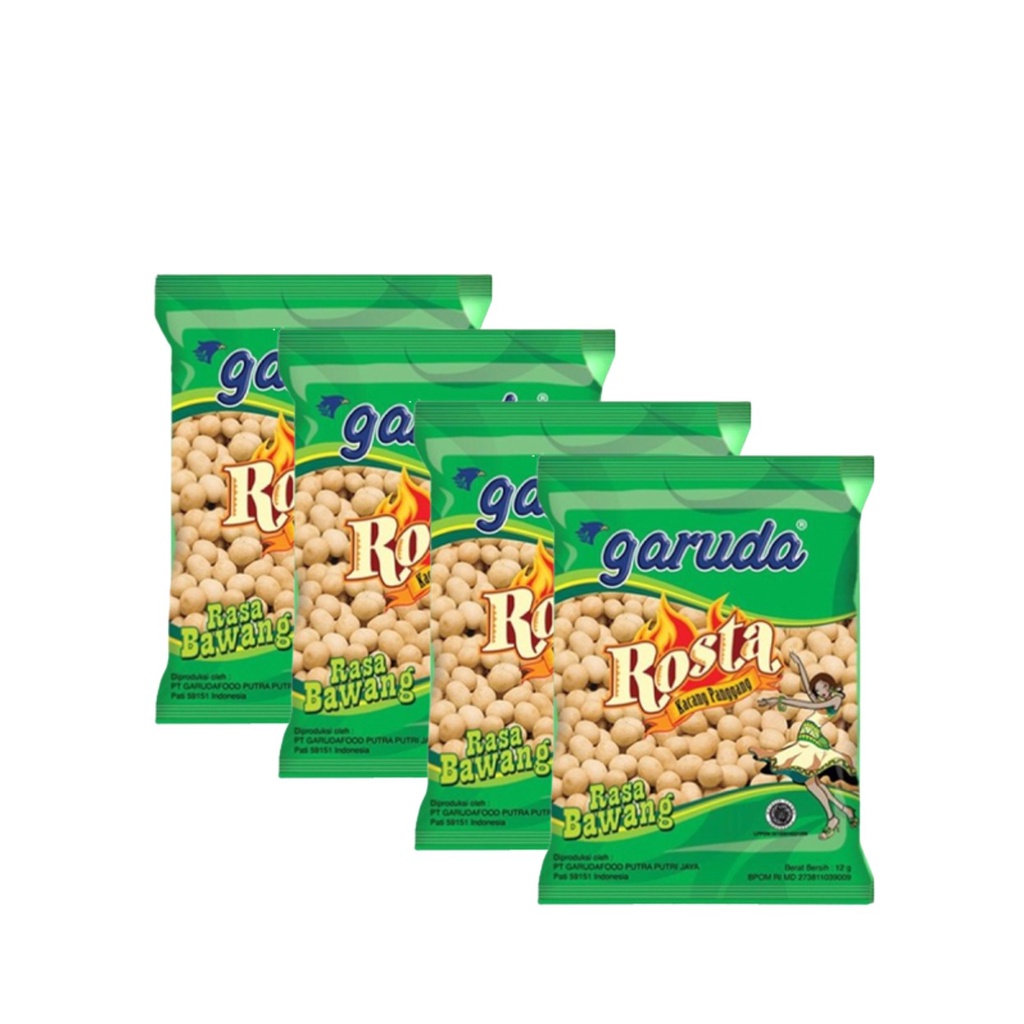 

Garuda Rosta Kacang Oven Rasa Bawang 4 x 11gr x 10