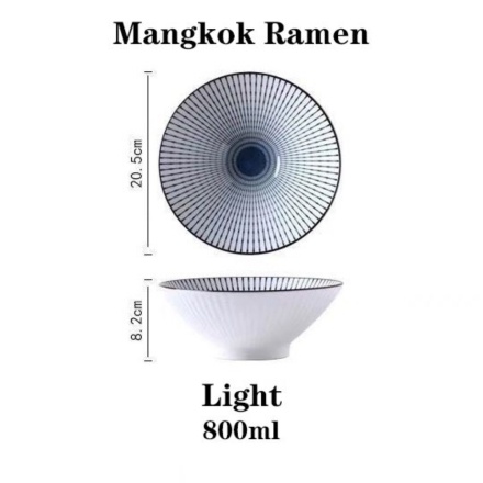 

Jual Japanese Ramen Bowl Ceramic Big Bowl/ Mangkuk Ramen Keramik Besar - light Berkualitas