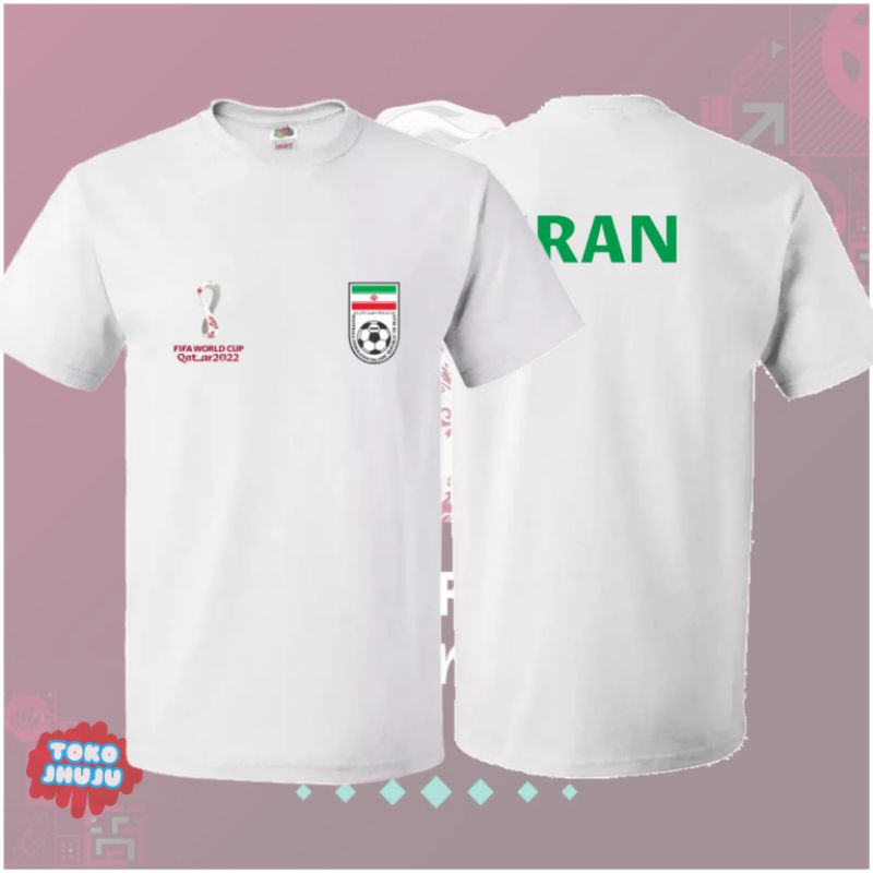 Baju Kaos Piala Dunia World Cup 2022 Tim Iran