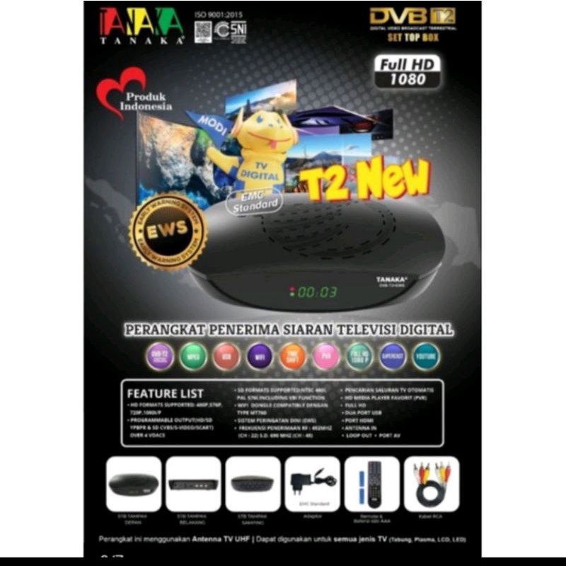 STB TANAKA T2 NEW Set top box Tanaka T2 new