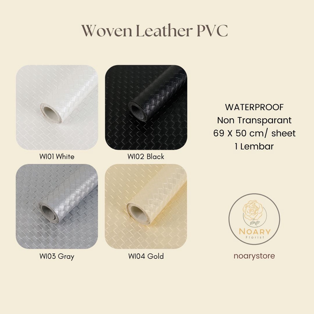 Woven Leather PVC