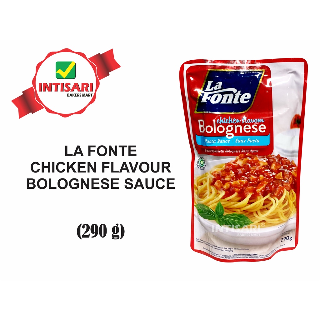 

LA FONTE CHICKEN FLAVOUR BOLOGNESE SAUCE 290 G