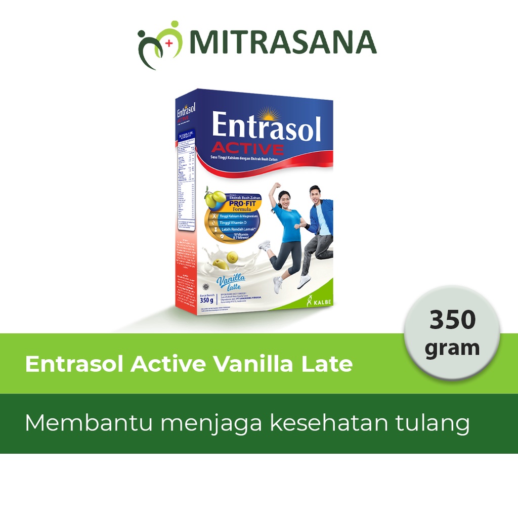 

Entrasol Active - 350 gr - Nutrisi Untuk Tetap Sehat Dan Aktif