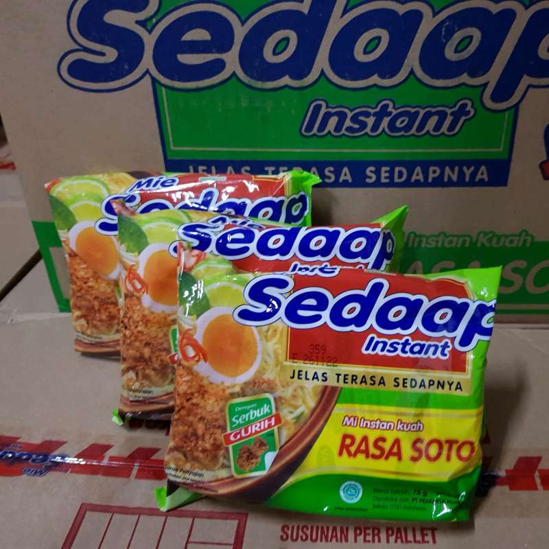 

SEDAAP Mie Instant Kuah Rasa Soto Pack 75gr