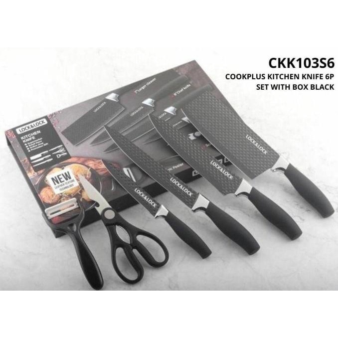 PISAU SET LOCK N LOCK ISI 6 PREMIUM NEW SERIES ORIGINAL