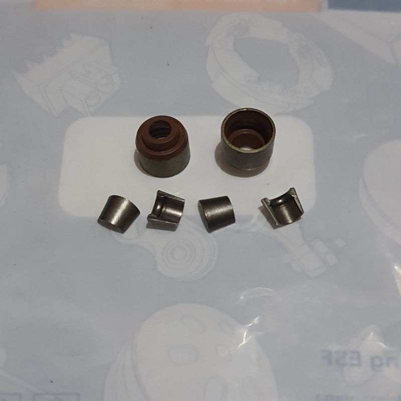 SEAL KLEP + KUKU KLEP SET NINJA 250 KARBU/FI