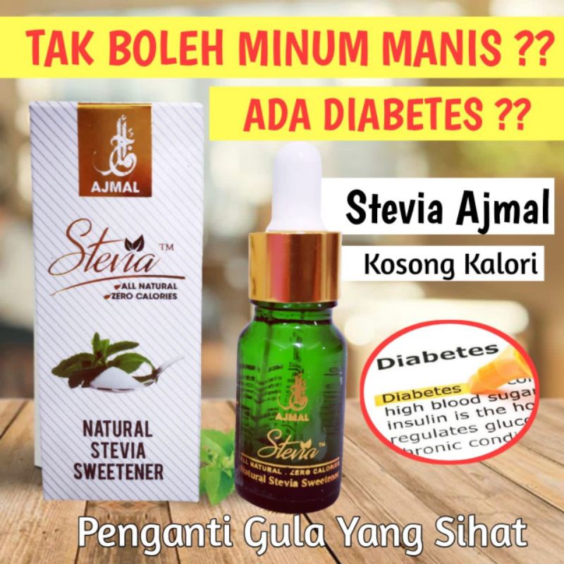 

STEVIA AJMAL - Pemanis Alami untuk Penderita Diabetes, Diet | Pemanis Alami Tanpa Kalori | Pengganti Gula