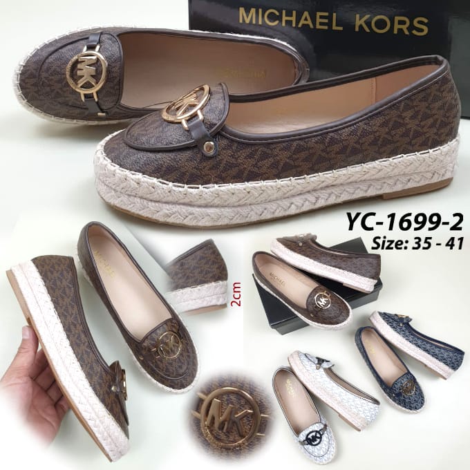 Flat Shoes YC-1699-2 Lillie Logo Slip On Espadrille 2cm