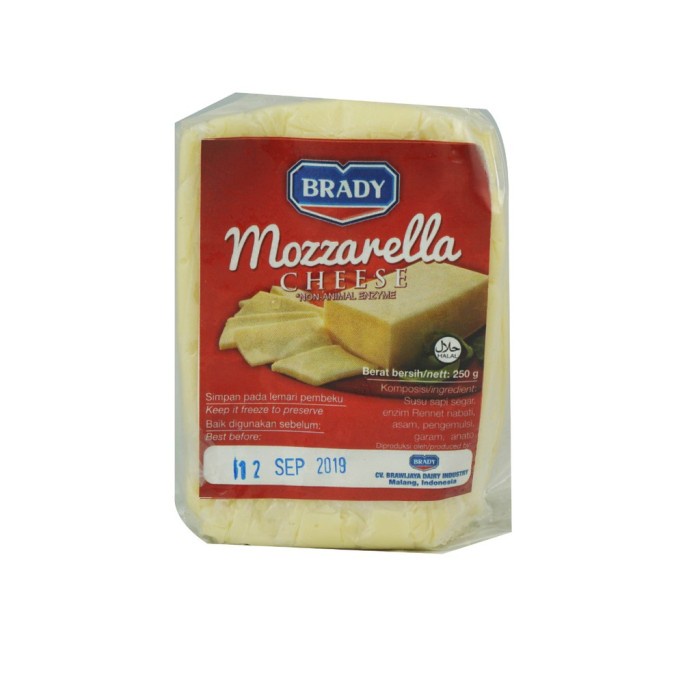 

T0P BRADY KEJU MOZZARELLA/MOZARELLA CHEESE 250GR NICE