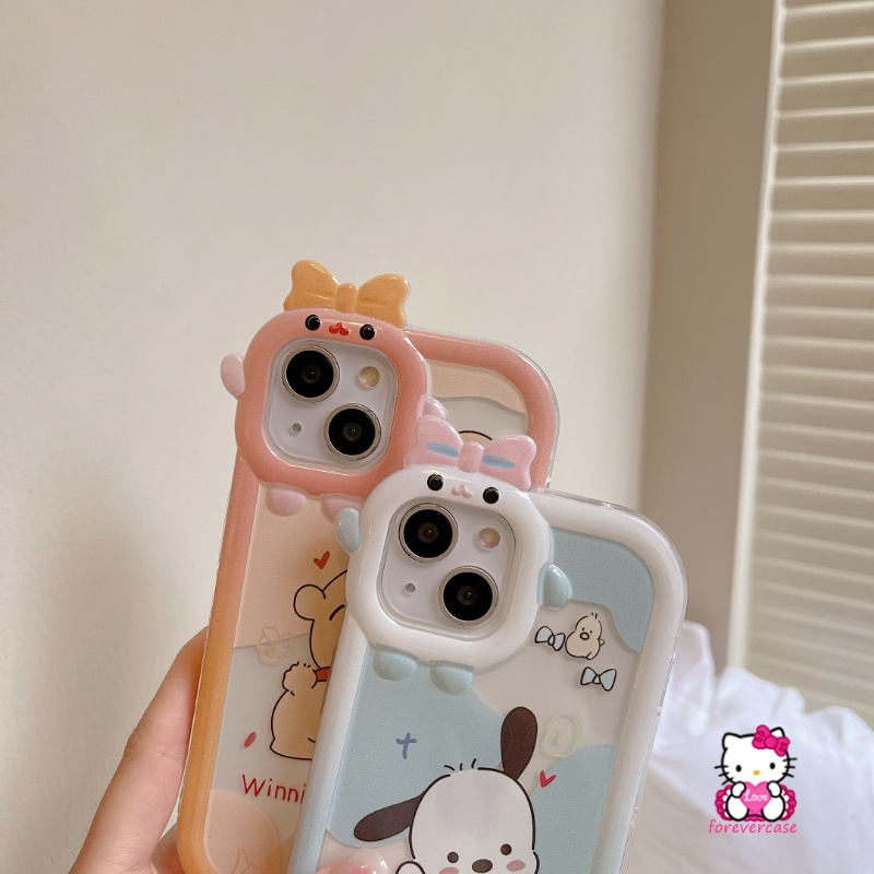 Soft Case Desain Kartun Monster 3D Untuk IPhone 11 13 12 14 Pro MAX 7 8 14 Plus XR 6 6S X XS MAX SE 2020