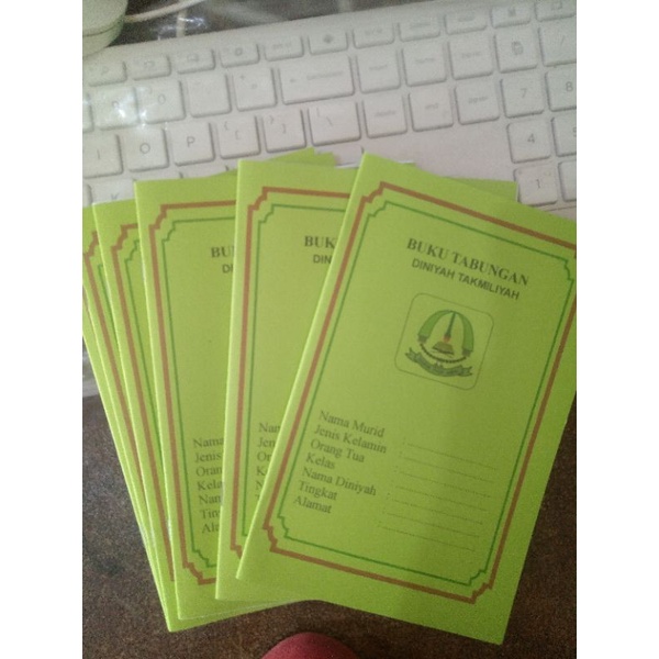 

Buku Tabungan Diniyah Murah Meriah