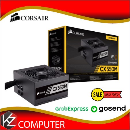 Corsair CXM Series CX550M PSU ATX Power Supply Gaming 550W 550 watt