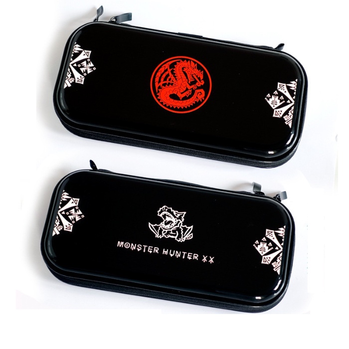 Nintendo Switch Lite Hard Pouch Protector Carry Case Bag Travel Tas casing Animal Crossing Mario Monter Hunter