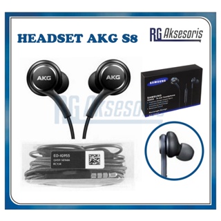 RGAKSESORIS Handsfree / Headset SAMSUNG AKG s8 + plus design / earphone / hf