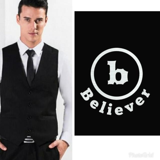 Rompi Pria Hitam-Vest Pria-Rompi Pria-Rompi-Vest Hitam-Rompi hitam - Hitam, M