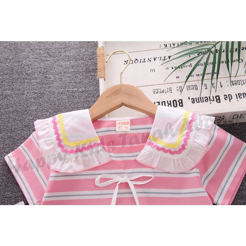 SETELAN ANAK PEREMPUAN IMPORT WARNA PINK BAHAN KATUN / FASHION ANAK PEREMPUAN IMPORT KOREA / PAKAIAN ANAK PEREMPUAN IMPORT MODEL KOREA / SETELAN ANAK PEREMPUAN