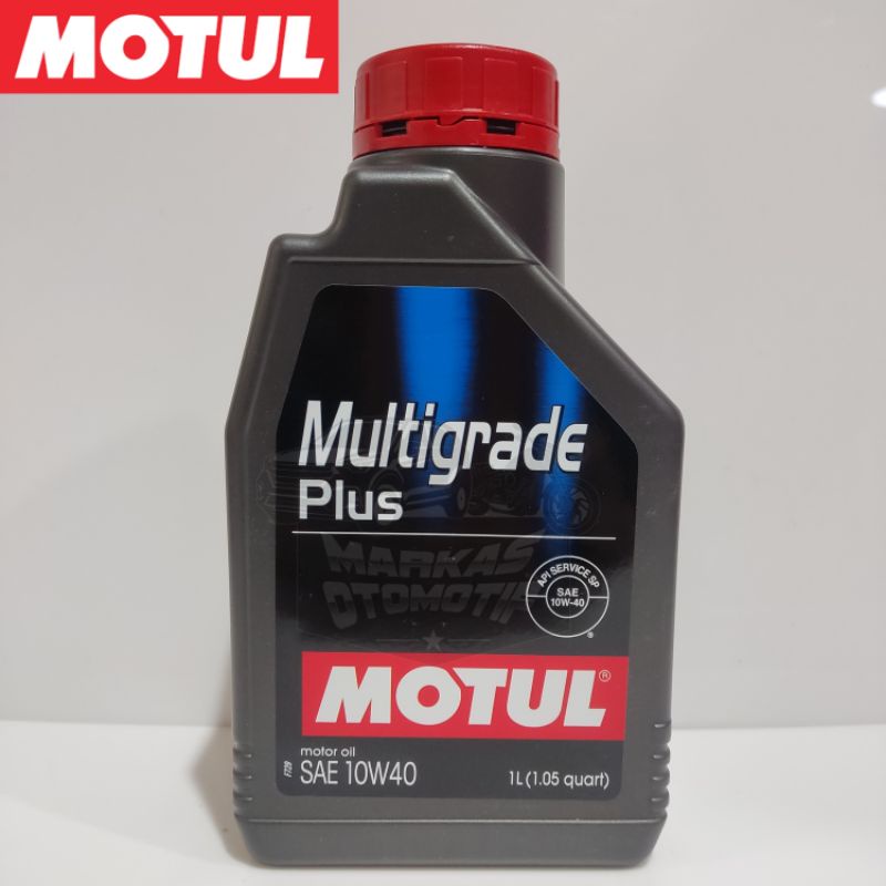 MOTUL MULTIGRADE PLUS 10W40 1L/100% ORIGINAL/OLI MESIN MOBIL BENSIN/AVANZA XENIA MOBILIO XPANDER ERT